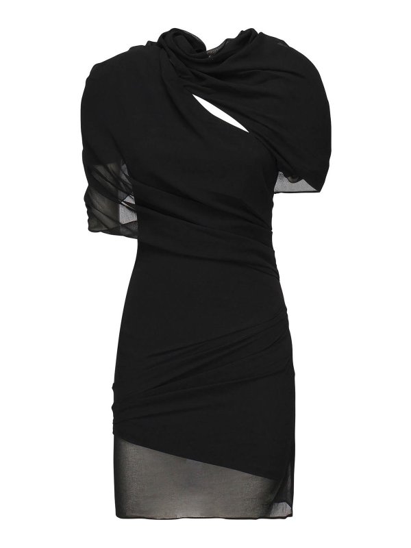 JACQUEMUS: knee length dresses - La Robe Chestnut Dress