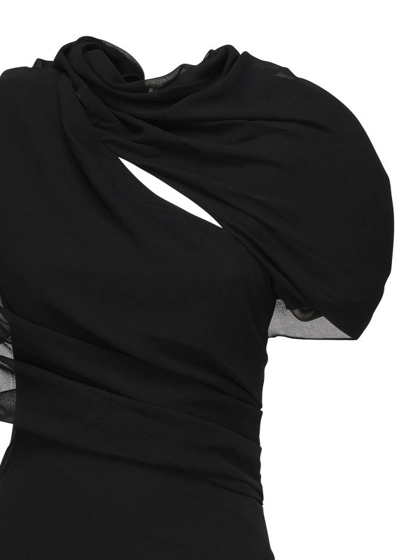 JACQUEMUS: knee length dresses online - La Robe Chestnut Dress