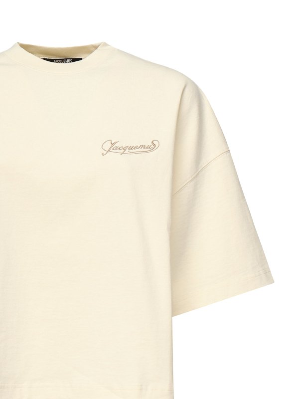 JACQUEMUS: T-shirts online - T-Shirt - Beige