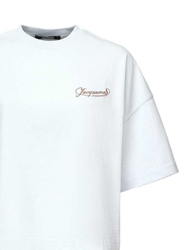 JACQUEMUS: t-shirts online - Le T-Shirt Cropped T-Shirt