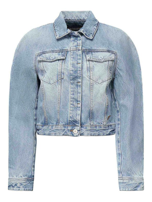 JACQUEMUS: Chaquetas casual - Chaqueta Casual - Denim