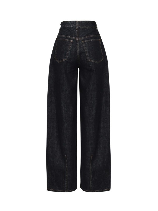 The Best Shops JACQUEMUS: straight leg jeans - Le De Nmes Oval Jeans