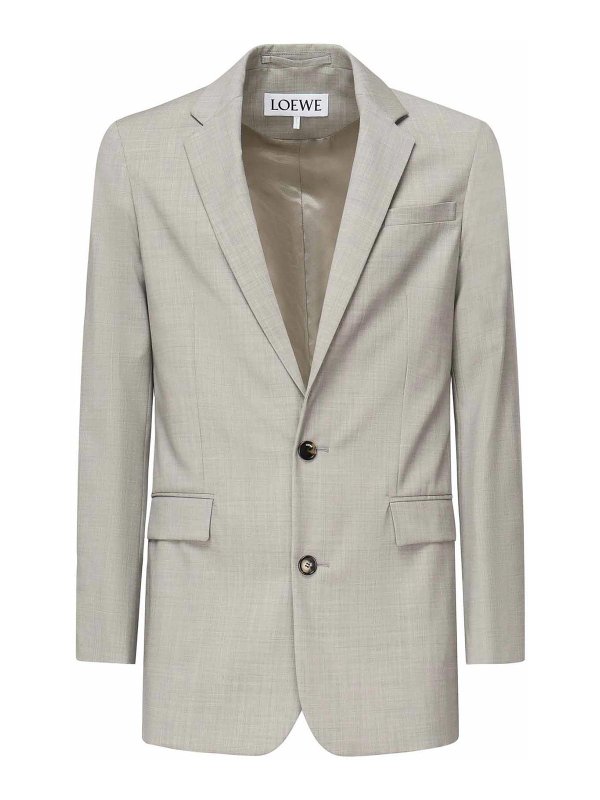 LOEWE: Blazer - Blazer - Grau