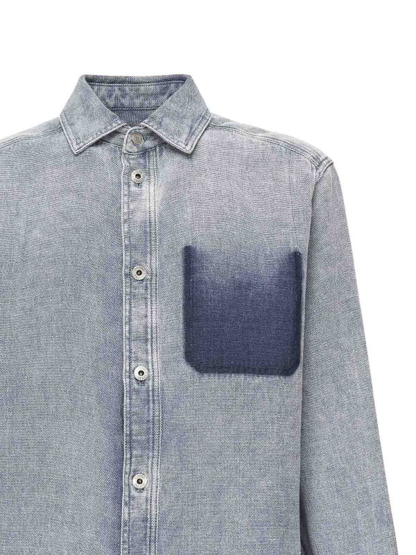LOEWE: shirts online - Cotton And Linen Shirt