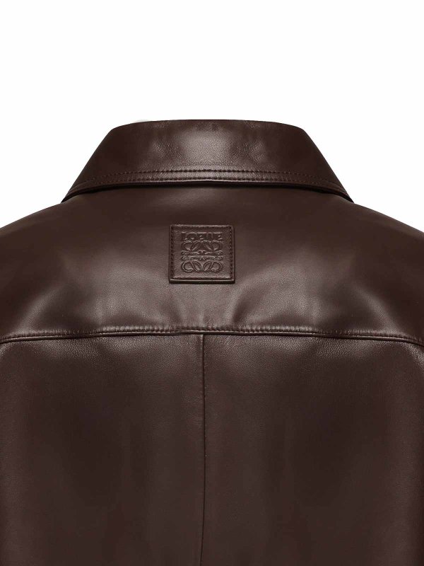 The Best Shops LOEWE: camicie - Camicia in nappa di agnello