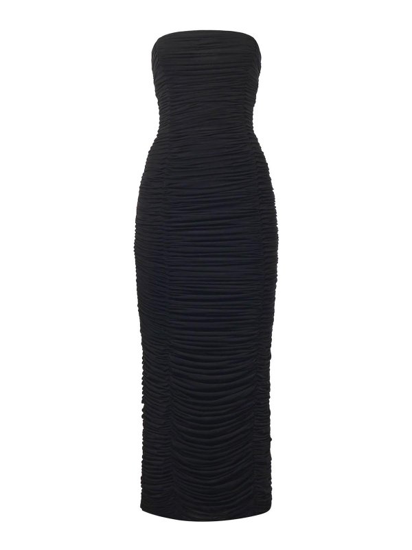 MAGDA BUTRYM: knee length dresses - Ruffled Midi Dress