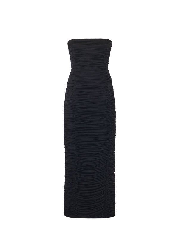 The Best Shops MAGDA BUTRYM: knee length dresses - Ruffled Midi Dress