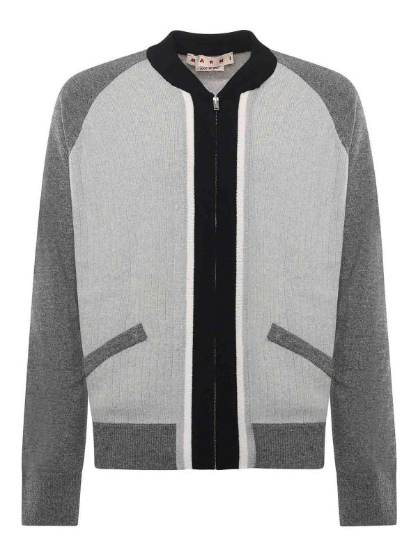 Marni: Bombers - Bomber - Gris