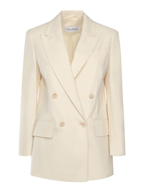 Max Mara: Chaquetas casual - Chaqueta Casual - Blanco