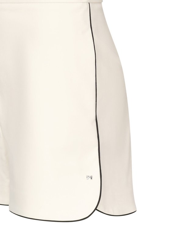 Max Mara: Trousers Shorts online - Double Cotton Canvas Shorts