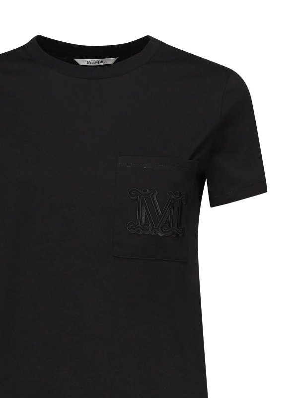 Max Mara: Camisetas online - Camiseta - Negro