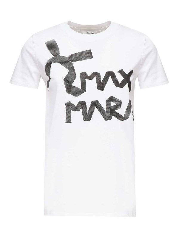 Max Mara: Camisetas - Camiseta - Blanco