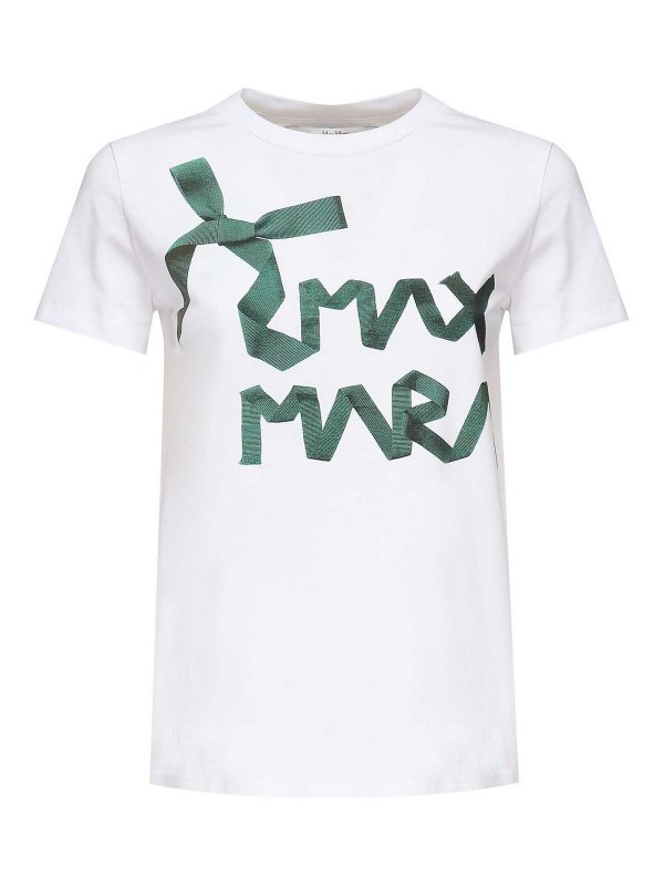 Max Mara: Camisetas - Camiseta - Blanco
