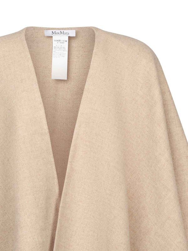 Max Mara: ケープ＆ポンチョ online - ケープ/ポンチョ - ベージュ