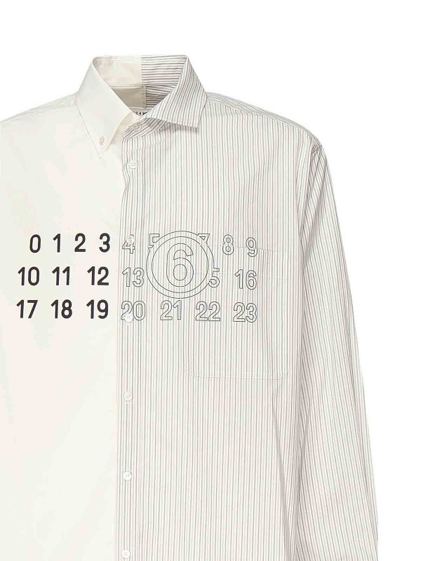 MM6 MAISON MARGIELA: Camisas online - Camisa - Blanco