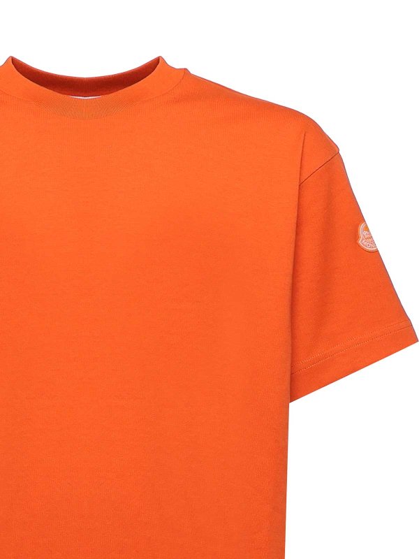 MONCLER: T-shirts online - T-Shirt - Orange