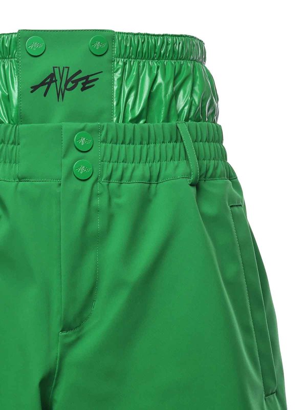 MONCLER: Trousers Shorts online - Rocky Shorts With Logo Print