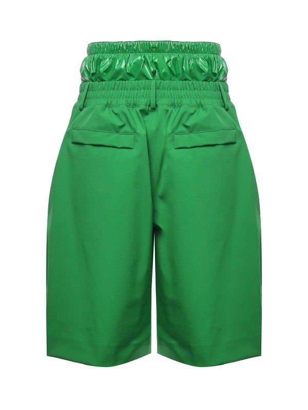 The Best Shops MONCLER: Trousers Shorts - Rocky Shorts With Logo Print
