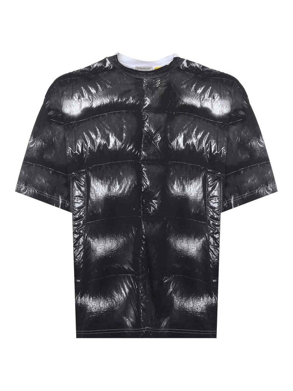 MONCLER: t-shirts - Rocky Cotton T-Shirt