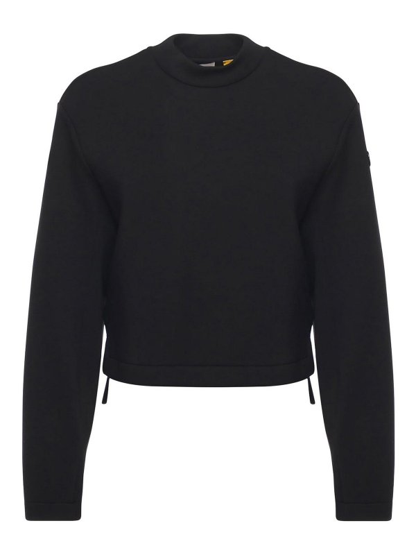 MONCLER: Tシャツ - Tシャツ - 黒