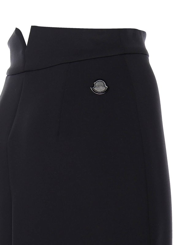 MONCLER: Jupes midi et au genou online - Jupe Midi - Noir