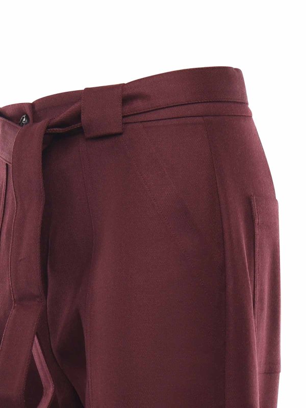 Pinko: Pantalons casual online - Pantalons Décontractés - Rouge Brun