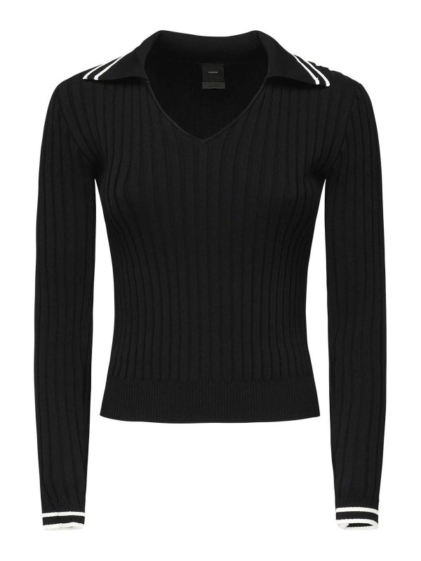 Pinko: shirts - Polo-Style Shirt With Logo