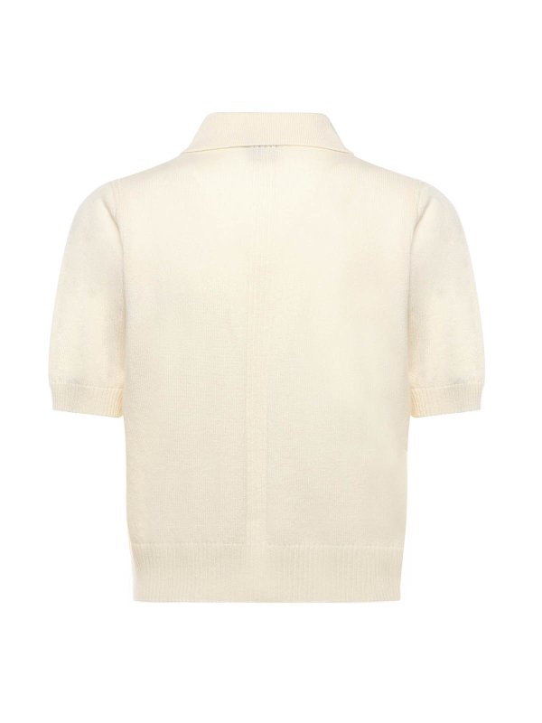 The Best Shops Pinko: crew necks - Polo-Style Sweater With Logo