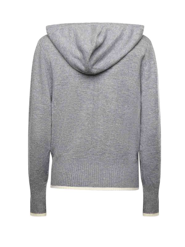 The Best Shops Pinko: cardigans - Wool And Cashmere Zip-Up Cardigan