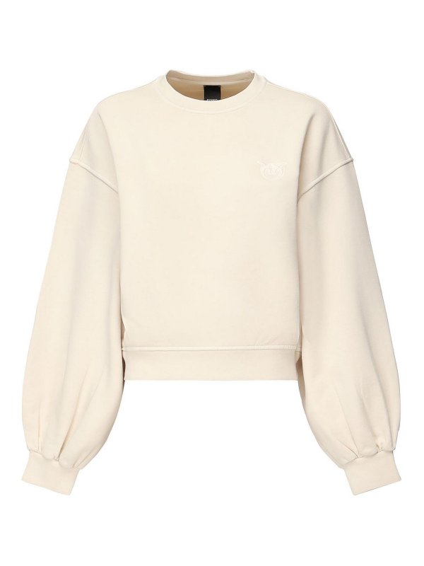Pinko: Sweatshirts & Pulls - Sweat-Shirts - Beige