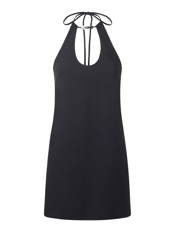 Pinko: short dresses - Short Dress With Jewel Detail