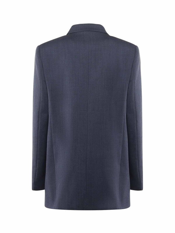 The Best Shops Pinko: blazers - Double-Breasted Wool Blazer