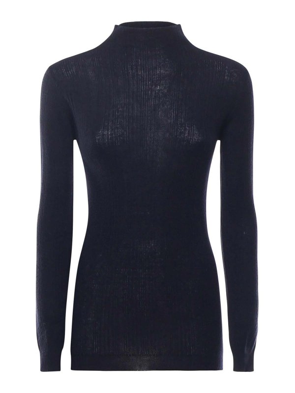 Pinko: Rollkragenpullover  und Polo-Ausschnitt - Rollkragenpullover - Blau