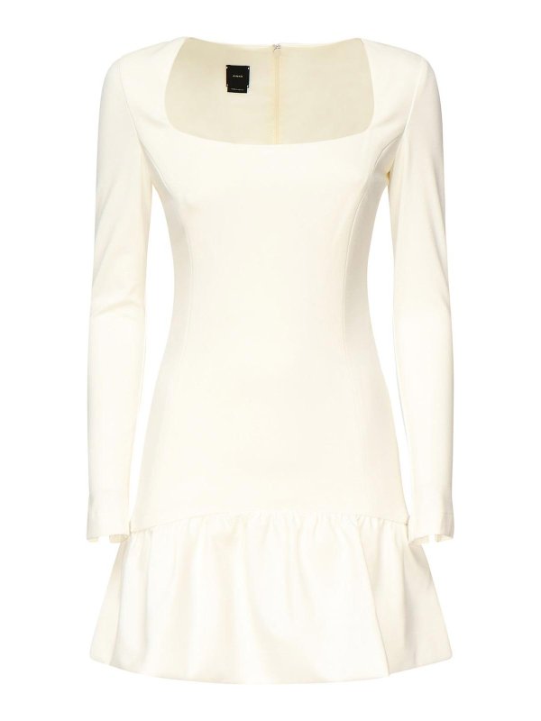 Pinko: short dresses - Round-Neck Mini Dress