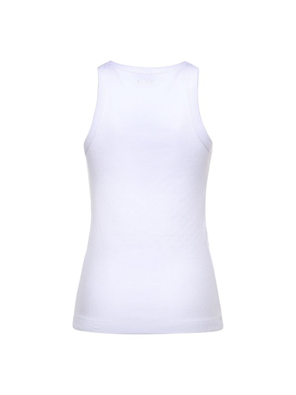 The Best Shops Pinko: Tops & Tank tops - Tank Top With Rhinestones And Studs