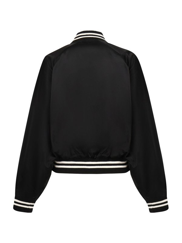 The Best Shops POLO RALPH LAUREN: bombers - Satin Bomber Jacket With Logo