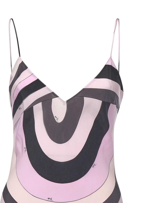 EMILIO PUCCI: ニーレングスドレス online - 膝丈ドレス - 黒