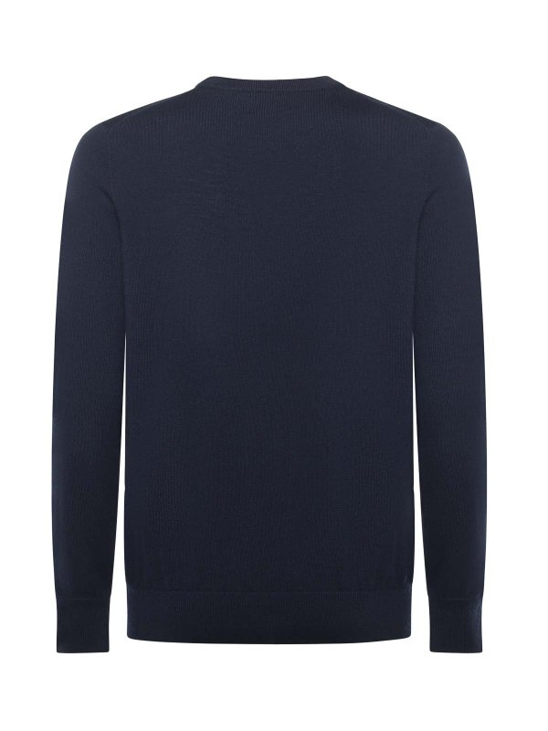 The Best Shops REFRIGIWEAR: Strickpullover mit Rundhalsausschnitt - Rundhalspullover - Blau