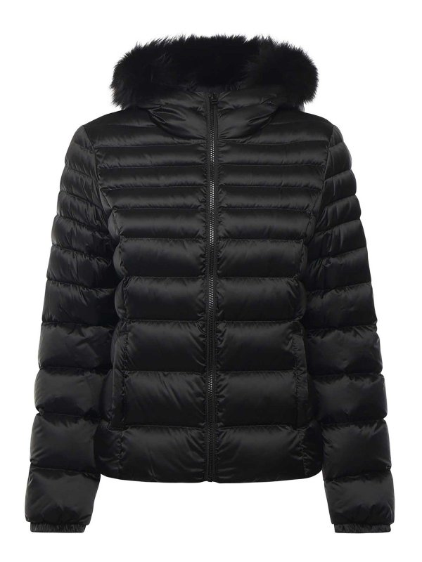 REFRIGIWEAR: Abrigos de borreguito y piel  - Abrigo De Piel - Negro