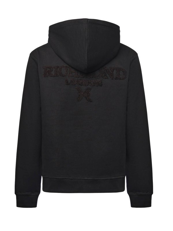 The Best Shops JOHN RICHMOND: Sweatshirts & Sweaters - Zip-Up Sweatshirt With Logo