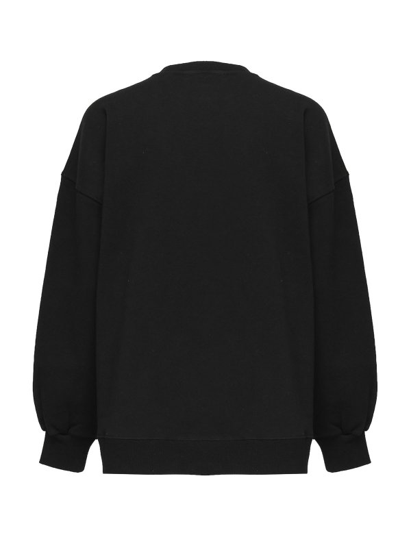 The Best Shops ROTATE Birger Christensen: Sweatshirts & Sweaters - Sweatshirt With Maxi Logo