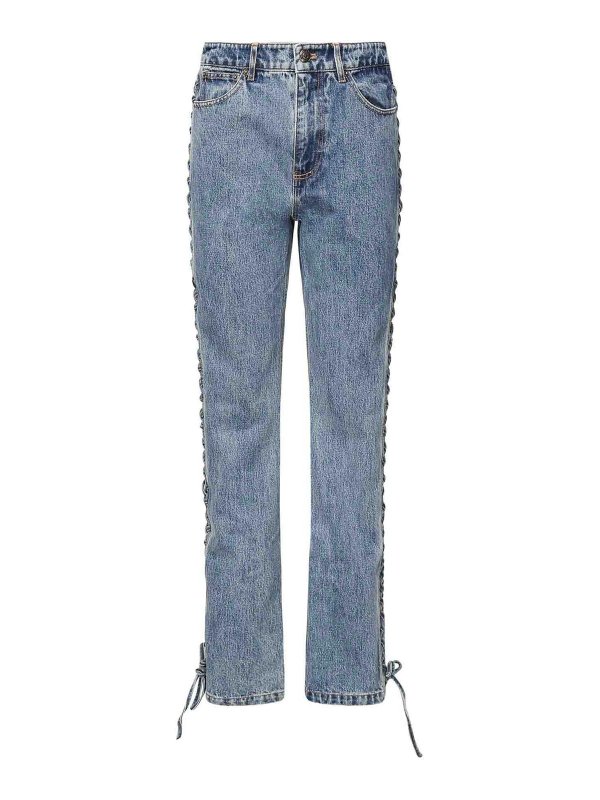 ROTATE Birger Christensen: Straight Leg Jeans - Straight Leg Jeans - Bunt