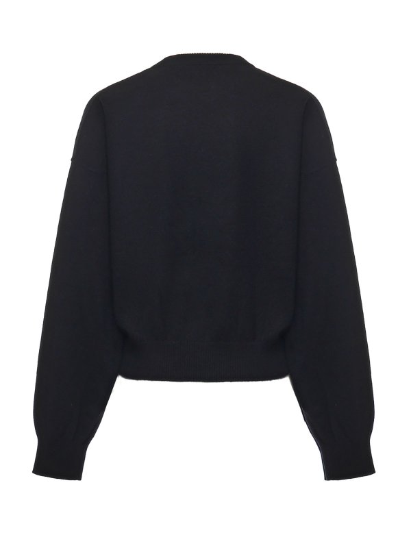 The Best Shops ROTATE Birger Christensen: クルーネック - クルーネック - 黒