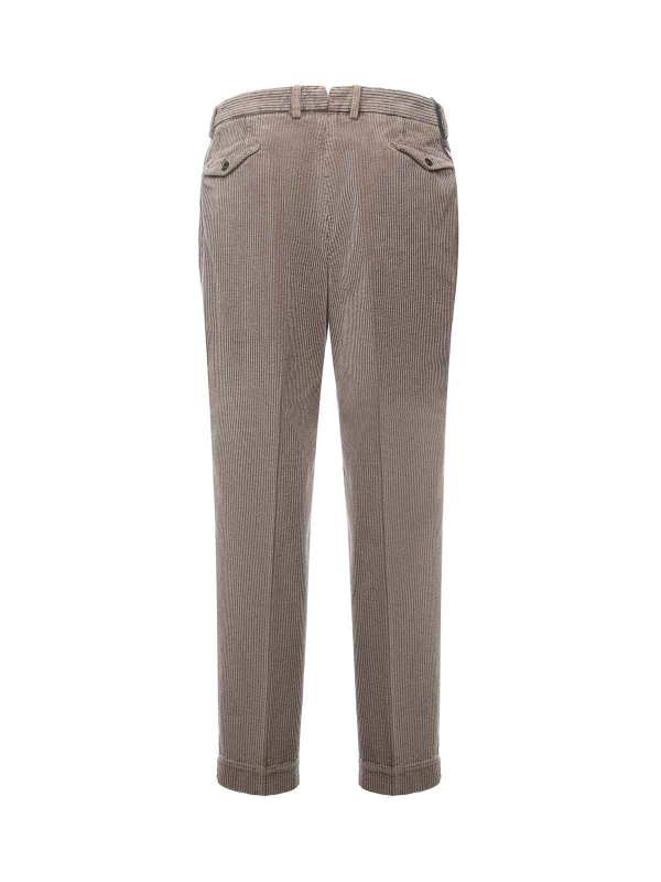 The Best Shops SANTANIELLO: Tailored & Formal trousers - Tailored Velvet Trousers