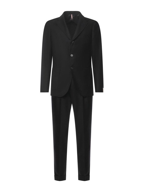 SANTANIELLO: completi da cerimonia - Vestito  Monopetto In Lana E Cashmere