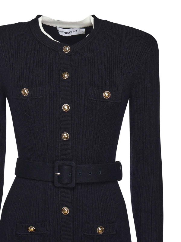 Self Portrait: Kurze Kleider online - Kurzes Kleid - Blau