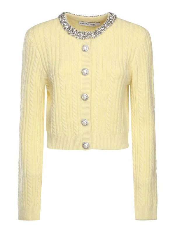 Self Portrait: カーディガン - カーディガン - イエロー