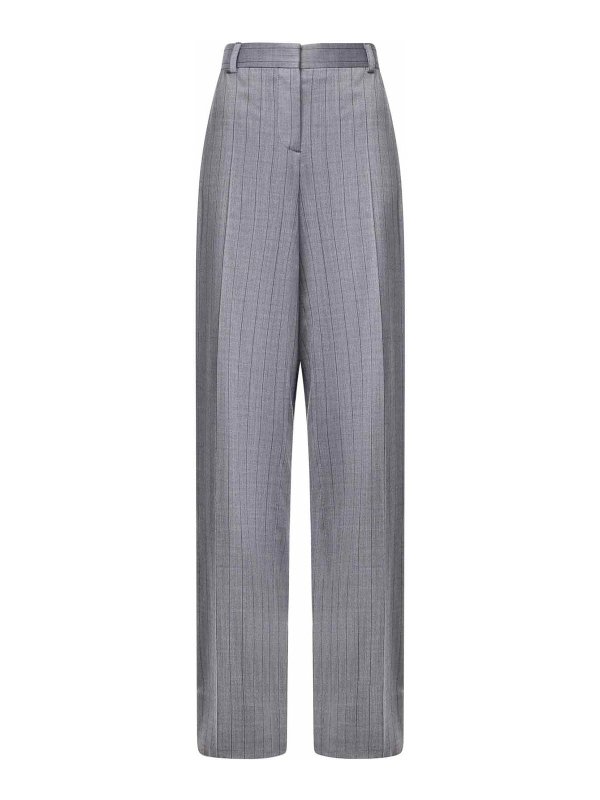 STELLA McCARTNEY: Pantalons élégants - Pantalon Couturier - Gris