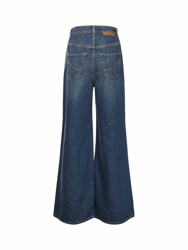 The Best Shops STELLA McCARTNEY: straight leg jeans - Straight-Leg Denim Jeans