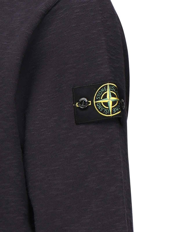 STONE ISLAND: Sweatshirts & Sweaters online - Cotton Jersey Logo Sweatshirt